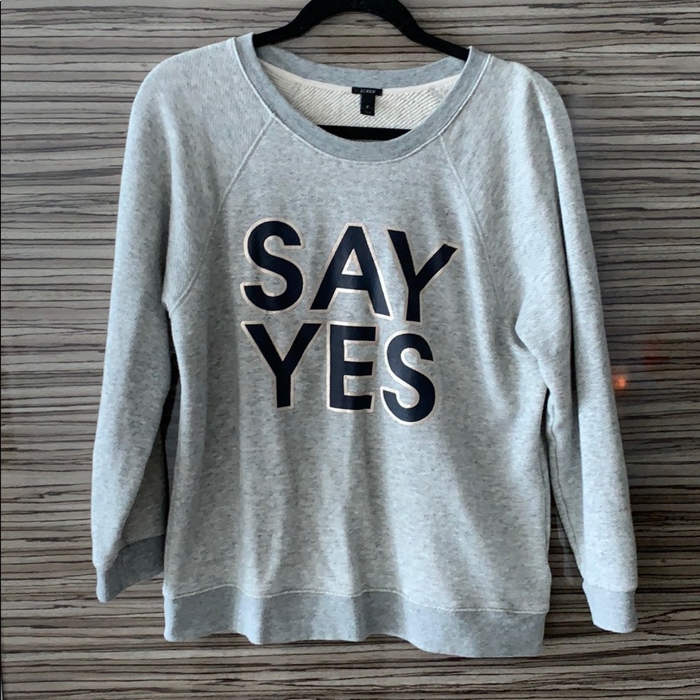 J crew sweatshirt
